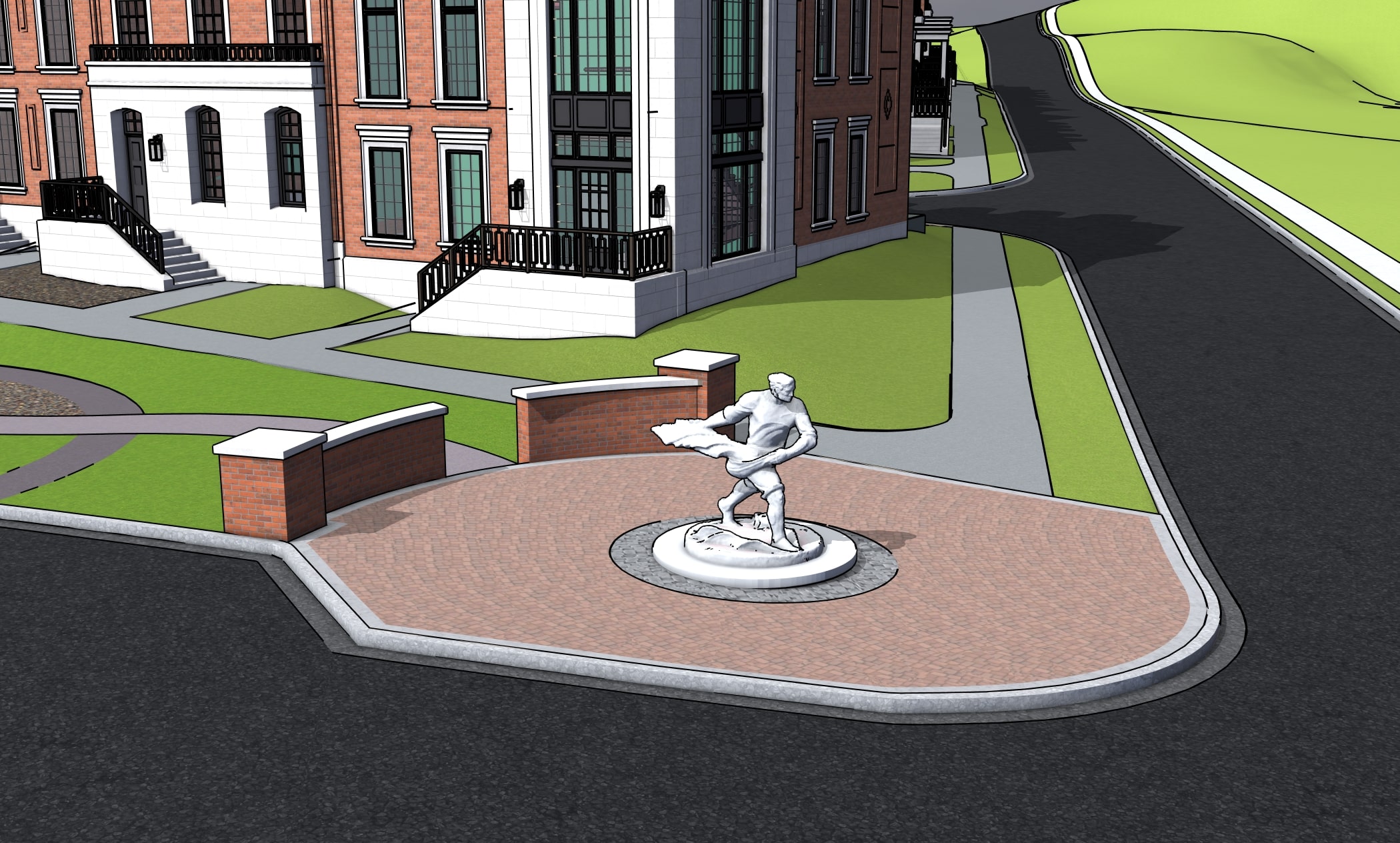 1-min Biltmore Walk sculpture - concept sketch