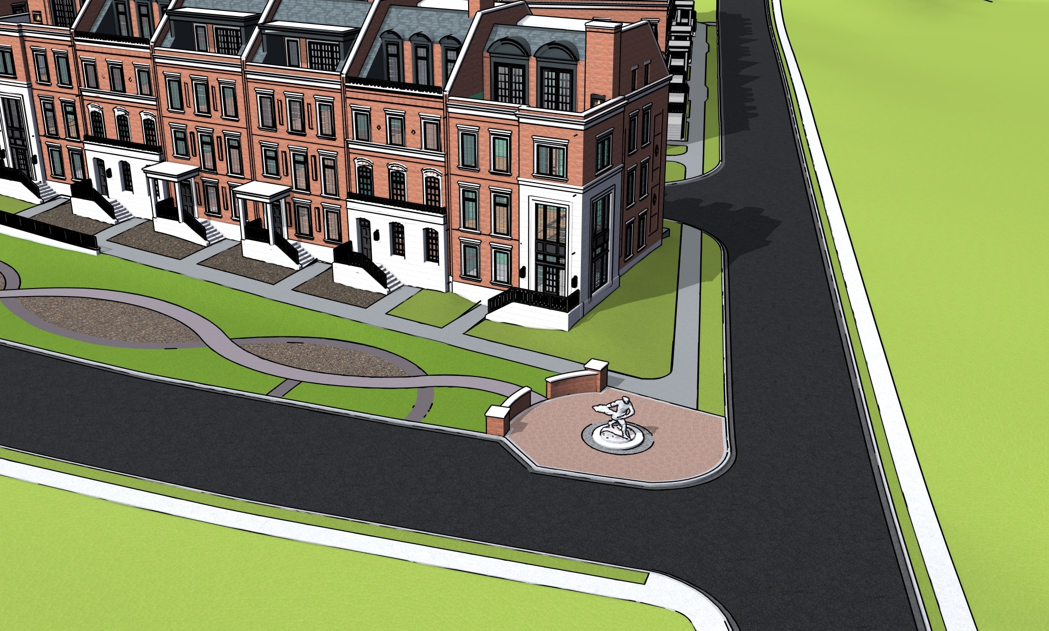 8-min Biltmore Walk sculpture - concept sketch