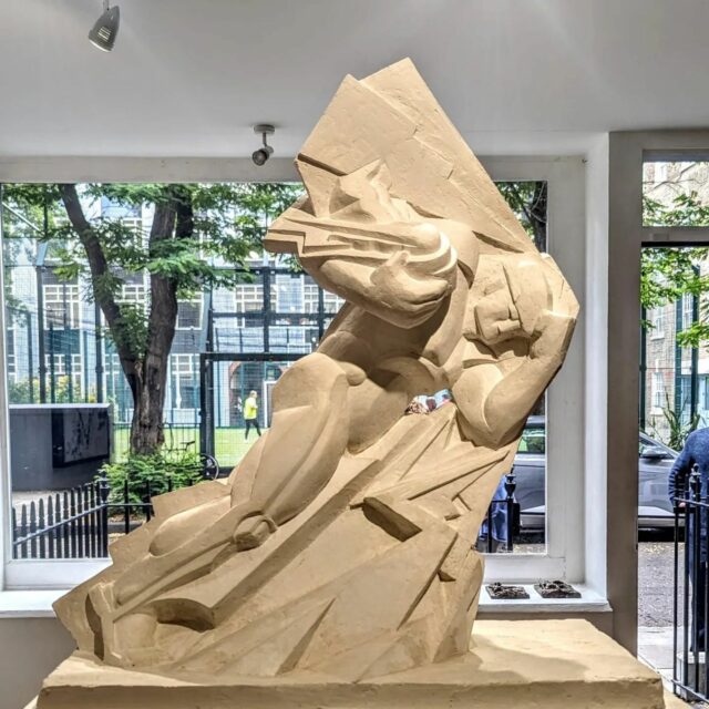 "Prometheus", the first work from my new series.

Great to have had my sculpture in The Exhibition in London. We're at the start of a new arts collective. 🥂